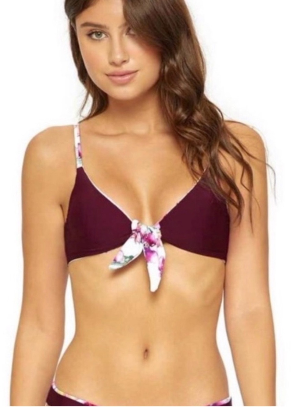PilyQ PQ Swim Wild Orchid S bikini set NWT - Picture 6 of 9